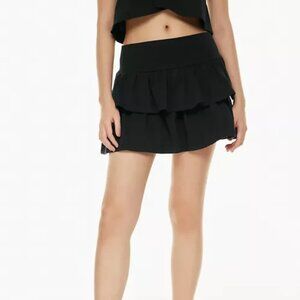 Aritzia Sunday Best Buttercup Mini Skirt Black